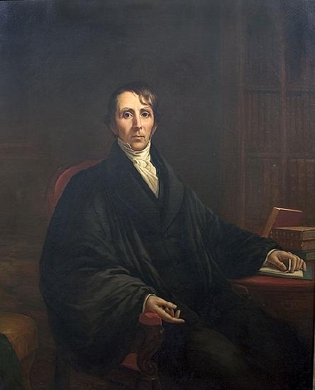 William Ellery Channing painted by American artist Henry Cheever Pratt. oil painting image